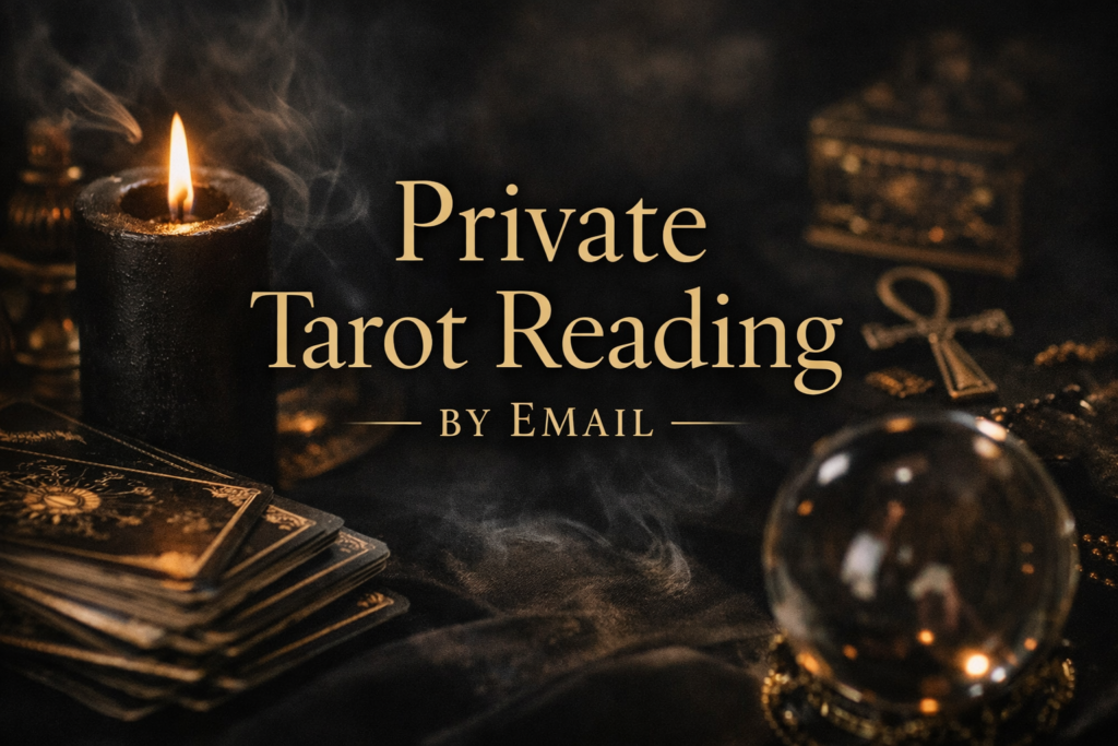 image with tarot symbolism,