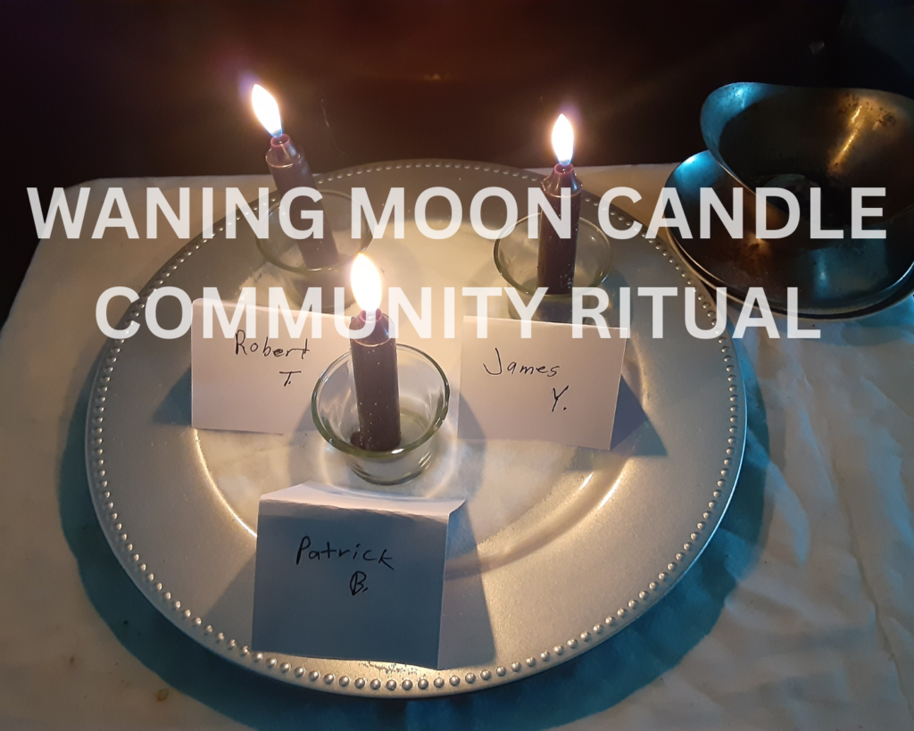 Waning Moon Black Candle Ritual